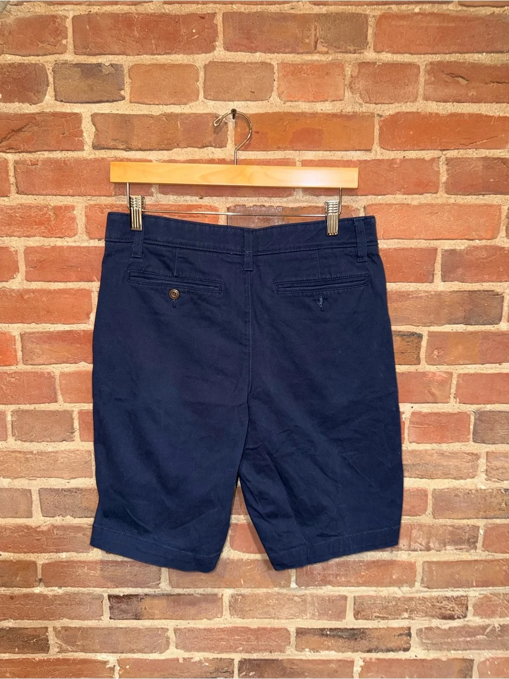 Sonoma Men's Navy Chino Shorts Blue Golf Flexible Bottoms